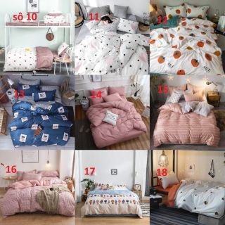 Drap cotton poly hàng nhập sét 5 món