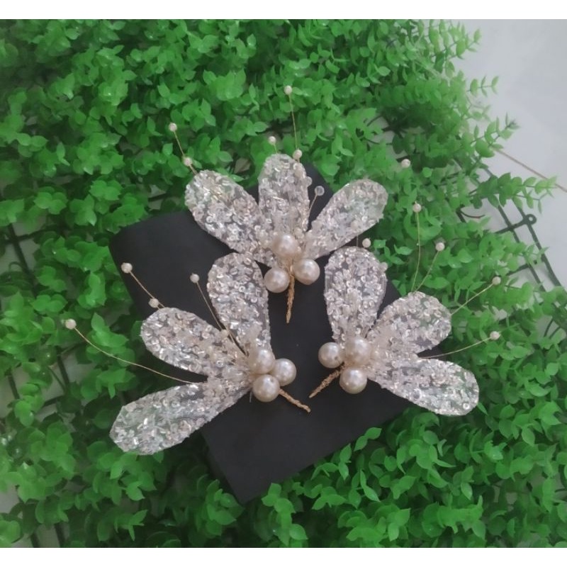 sét 3 cài tóc cô dâu 75k