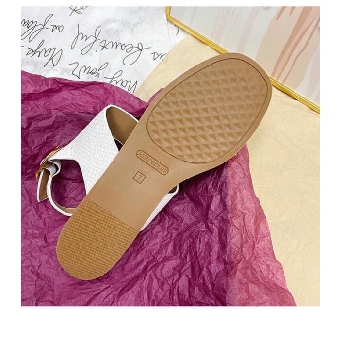 Sandal AEROSOLES chính hãng 2 quai ngang đi bộ thoải mái hàng ngày