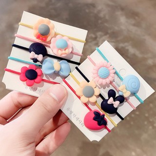 Set 30 dây cột tóc nhiều màu cho bé cực dễ thương