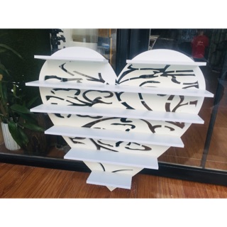 kệ sơn hình trái tim chất xịn