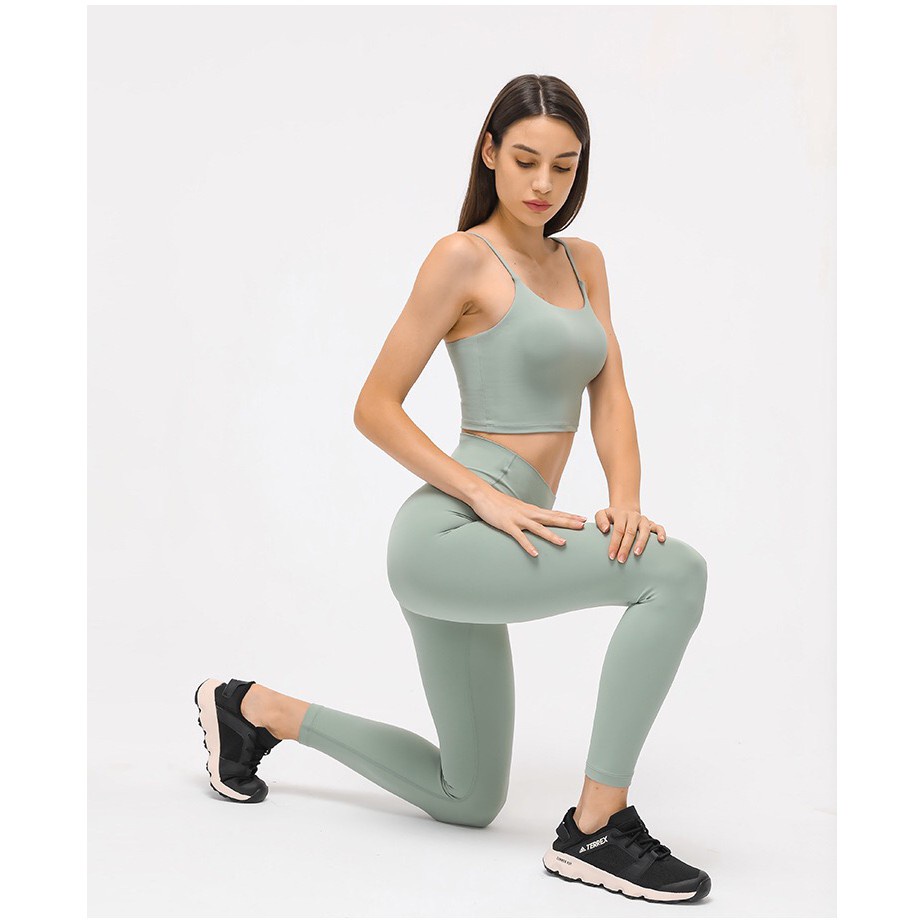 Bộ áo ngực và quần dài tập Yoga Thiết Kế độc đáo cho nữ 2021
