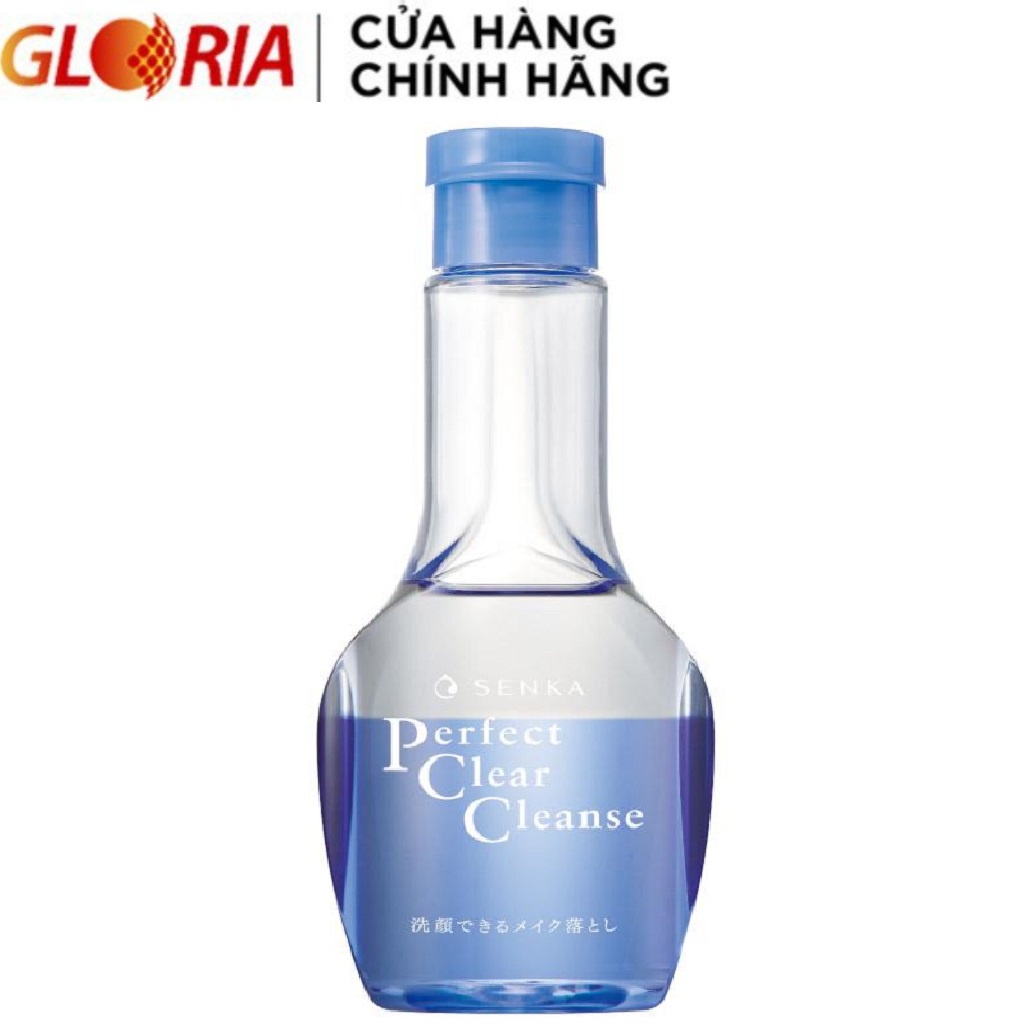 Gel Rửa Mặt Tẩy Trang 2 Trong 1 Senka Perfect Clear Cleanser 170ml _ 70194