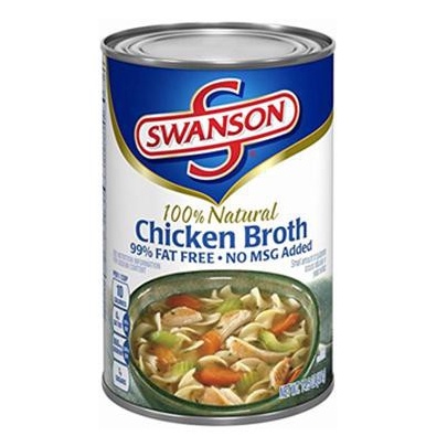 Nước Dùng Gà 99% Không Béo hiệu Swanson hộp 396g