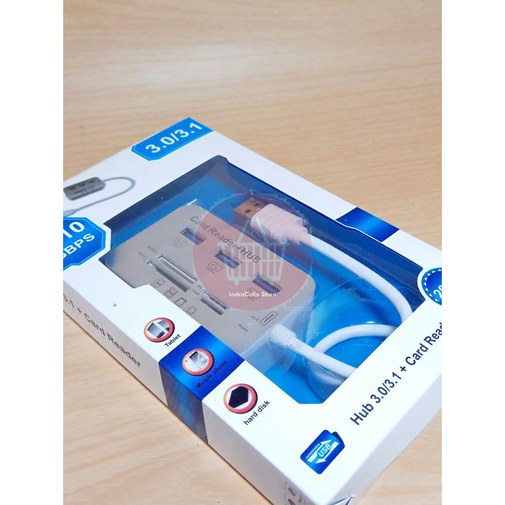 Đầu Đọc Thẻ Nhớ Usb 3.0 + Hub | BigBuy360 - bigbuy360.vn