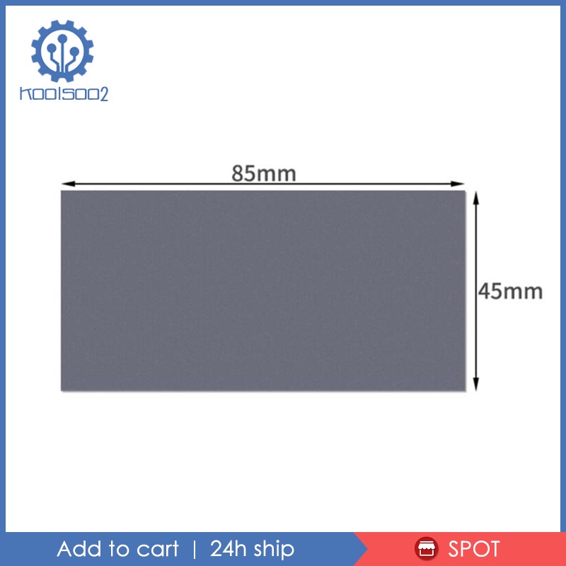 Miếng Đệm Silicone Cách Nhiệt 12.8 W / Mf Koolsoo2 Đơn Giản Cho Tản Nhiệt Laptop PC