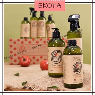 Combo 5 bộ cô cà chua sạch tuốt đa năng+ nước rửa chén+ nước lau nhà+ nước rửa tay+Nước giặt cho giặt tay giặt máy