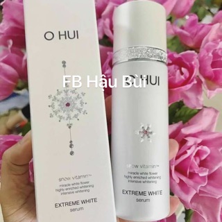 Serum trắng da ban ngày ohui white extreme serum