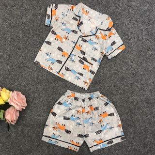 Pyjama thô lụa cho bé