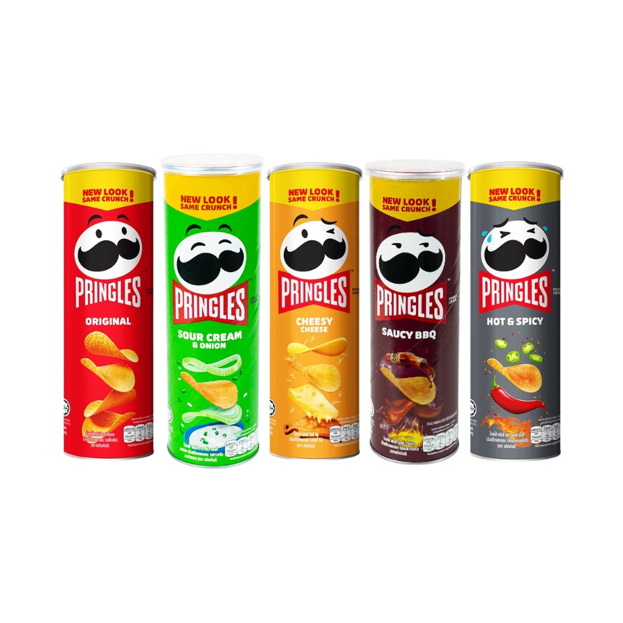 Snack khoai tây Pringles Potato Crisp  làm từ khoai tây thật xay nhuyễn ép thành lát