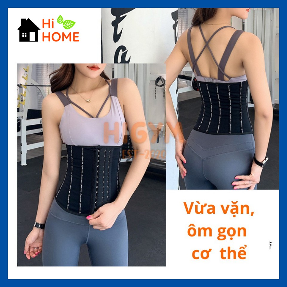 [Công nghệ mới] Gen Nịt Bụng Siêu Đốt Mỡ Giảm Cân 10 xương, Sinh Nhiệt Đổ Mồ Hôi, Định Hình Vóc Dáng