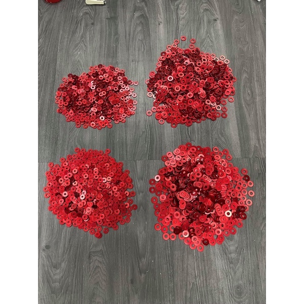 Lông đền nhôm đỏ 6li-8li-10li-12li