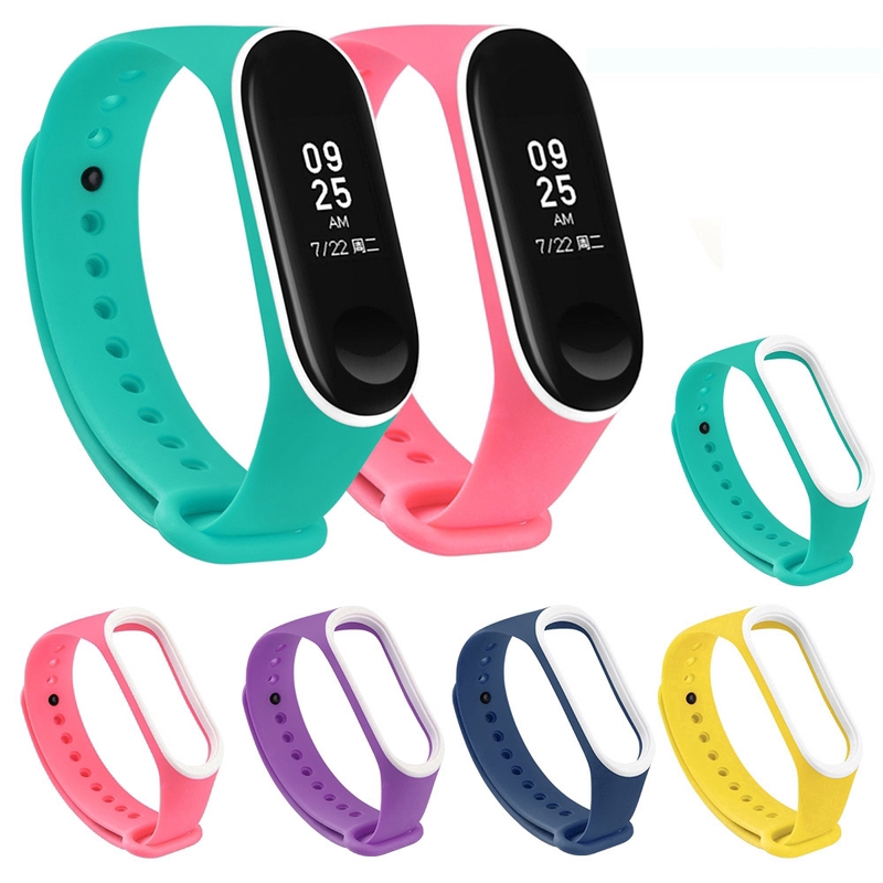 Dây silicone + Film bảo vệ màn hình cho Xiaomi Mi Band 4 Band4