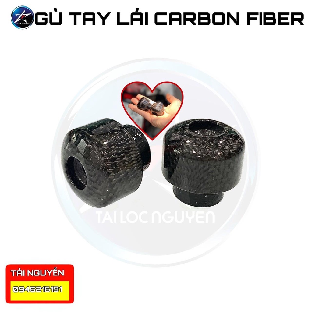 GÙ TAY LÁI CARBON FIBER CHO XE MÁY