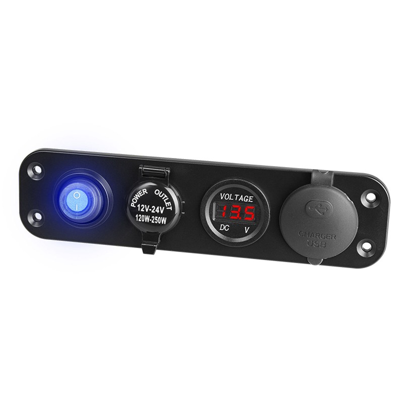 Củ Sạc Wili Car Qc3.0 Usb Type C Pd Led Vôn Kế 12v