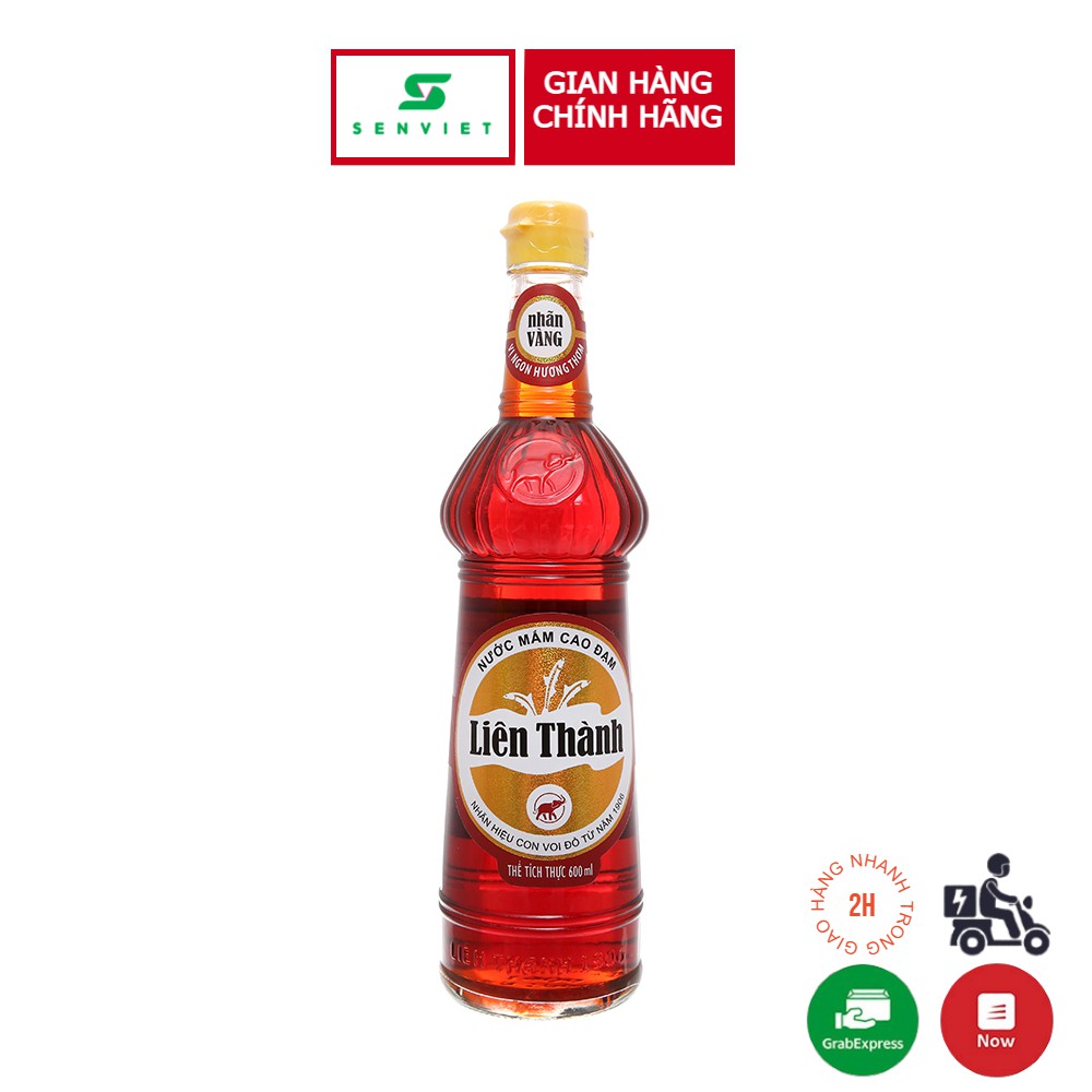 Nước mắm liên thành nhãn Vàng 600ml