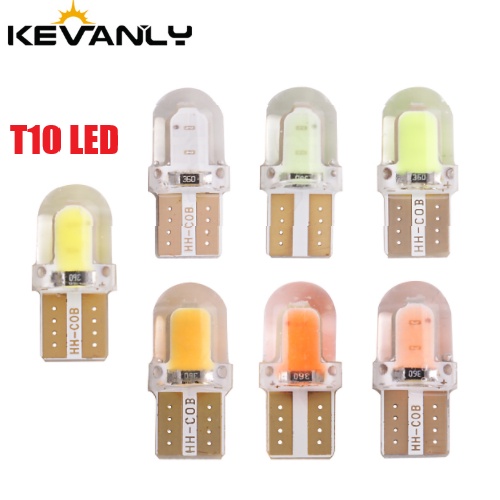 Bộ 10 Đèn Led Kevanly T10 W5W Cob 8smd 194 168 1w Cho Xe Ô Tô