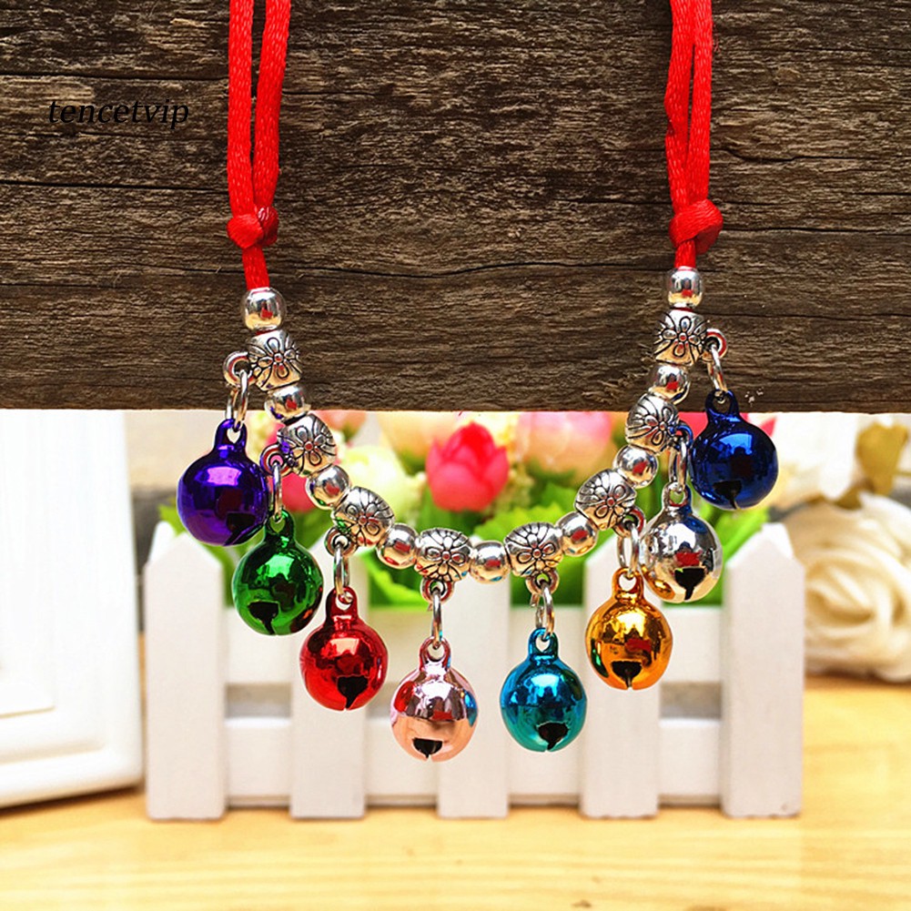 Vòng Cổ Gắn Chuông Màu Sắc Tươi Sáng Thời Trang Cho Thú Cưng