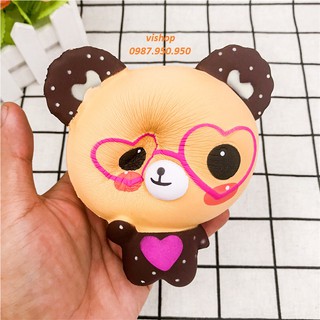 SQUISHY GẤU ĐEO KÍNH
