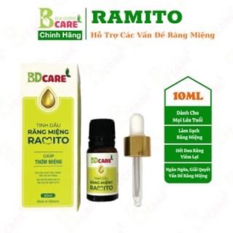 Tinh dầu răng miệng  RAMITO có quà tặng