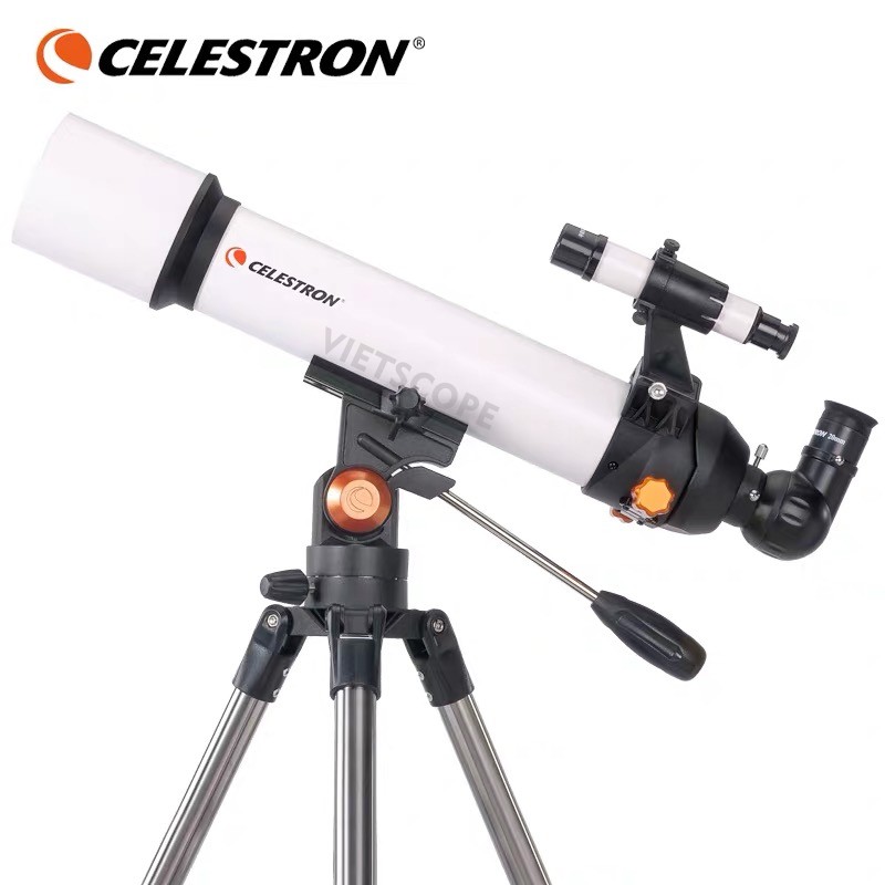 Kính thiên văn khúc xạ Celestron SCTW 70 - 705A Libra tặng kèm túi đựng và kẹp điện thoại