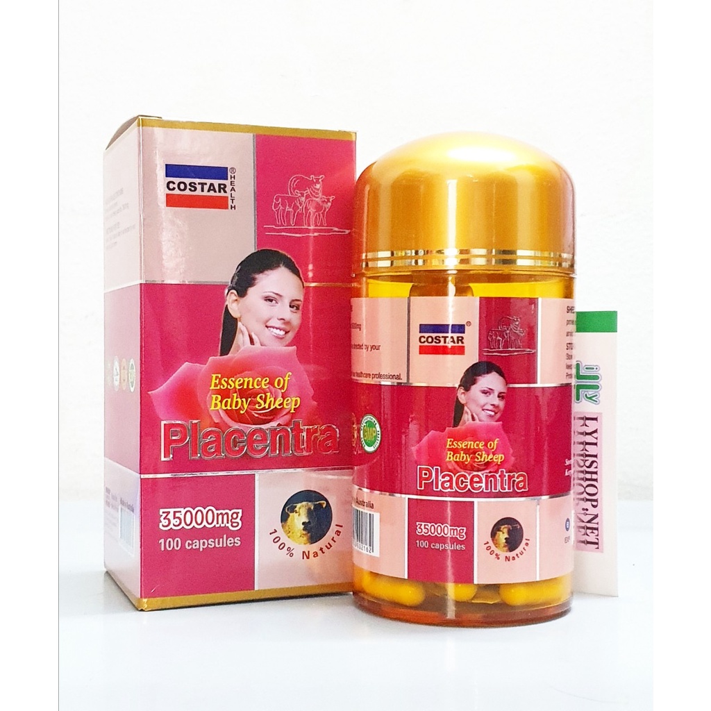 Nhau cừu placentra costar 35000mg chai 100 viên từ úc 35000 placenta