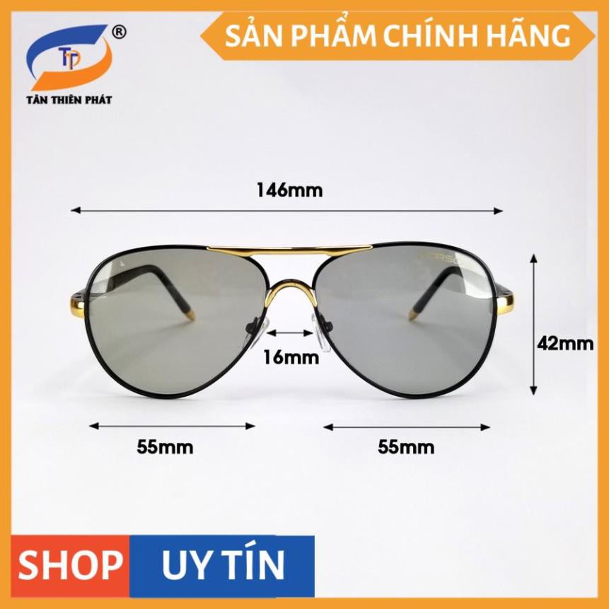 Mắt kính nam nữ đổi màu đi ngày và đêm (Unisex) 8503 - Kính mát tròng kính trong suốt, chống tia UV, form ôm mặt | BigBuy360 - bigbuy360.vn