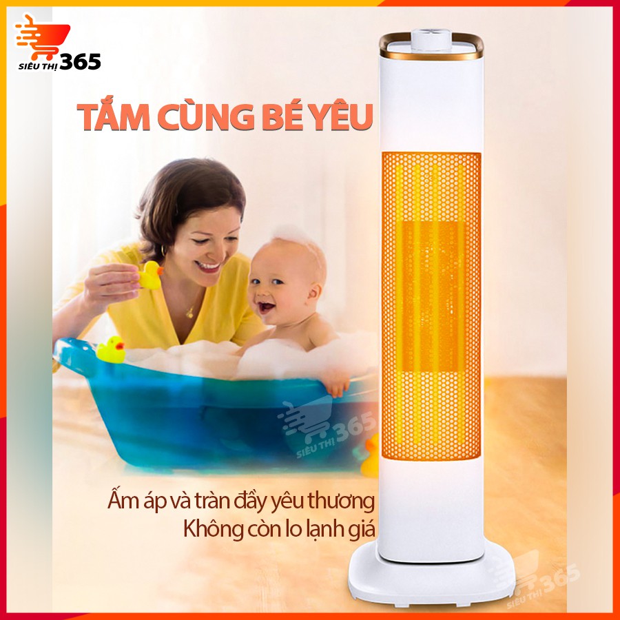 ( SLN 3 ) ( SLN 3 ) Quạt sưởi gốm TCL dáng đứng cao cấp - Thông minh - Ấm áp - An toàn - Đầu xoay góc rộng đa năng - SIÊ