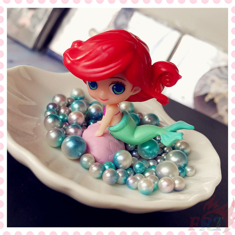 Set 3 Mô Hình Công Chúa Disney Và Ariel &amp; Alice Trang Trí Bánh