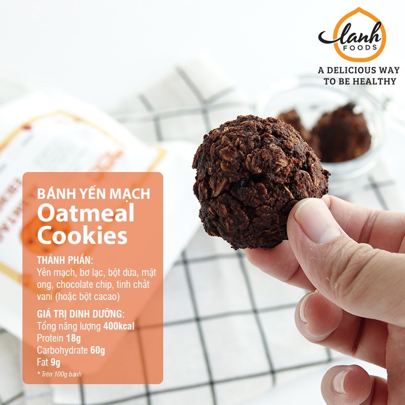 Bánh yến mạch cookies