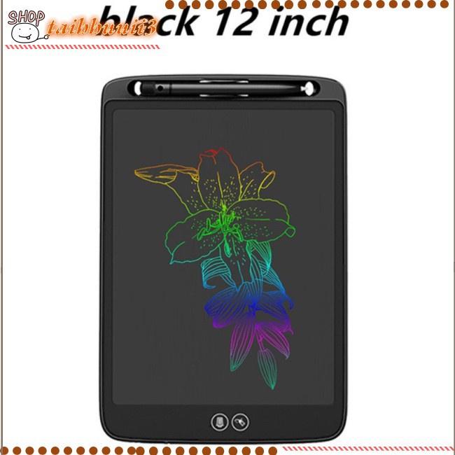 🔥Promotion New taihhuuii3's   12inch Color Partially Erasable Lcd Writing Board With 6pcs Copy Card Set color set electronic tablet