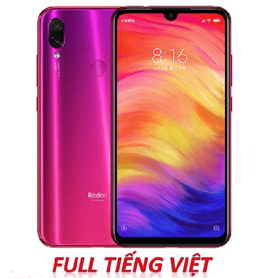 Điện thoại Xiaomi Redmi Note 7 2sim ram 4G rom 64G mới zin CHÍNH HÃNG, camera 48mp, có Tiếng Việt