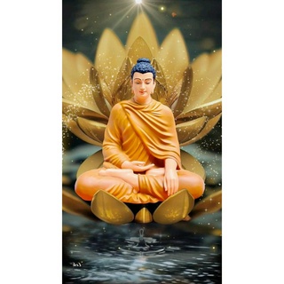 Tranh đính full đá 5D. Tranh Phật thích ca mâu ni.