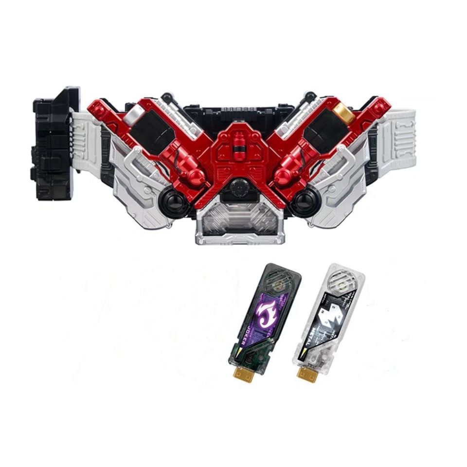 Gundam Hình Lego DX Kamen Rider W Vành đai có thể liên kết Biến Triệu hồi sư Bộ nhớ Cyclone Ace Joker Mặt nạ1