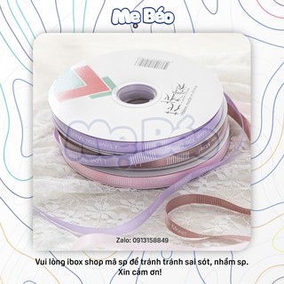 [Lẻ-cuộn] Ruy băng lụa chữ "I Love You More" bản 1.5cm
