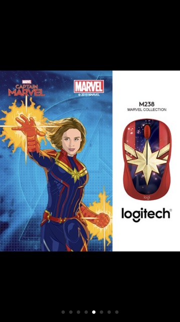 Chuột Không Dây Logitech M238 Marvel Collection