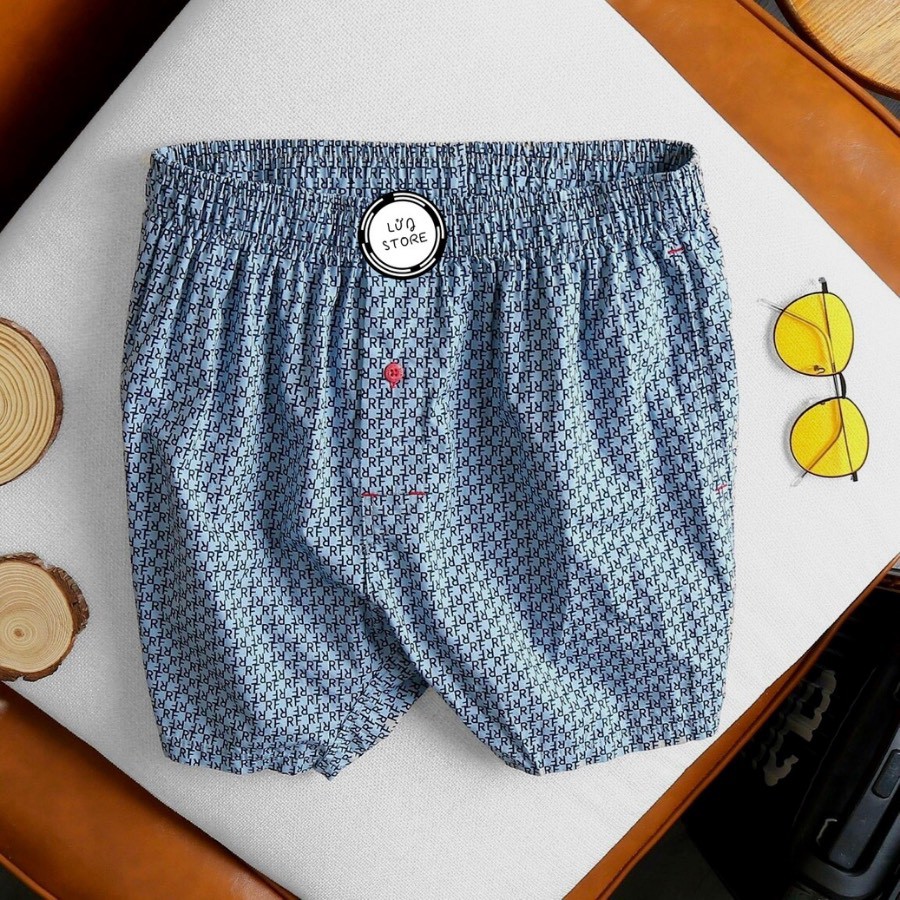 Quần đùi ngủ mặc ở nhà cho nam nhiều màu - Size M giao màu ngẫu nhiên  ( Từ 47 - 59kg ) | BigBuy360 - bigbuy360.vn