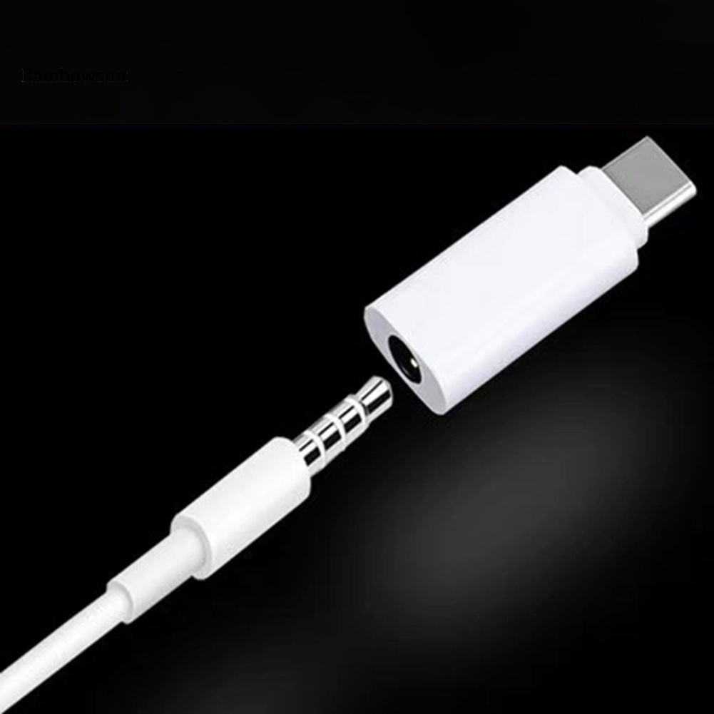 Đầu chuyển đổi âm thanh loại C sang 3.5mm thông dụng cho tai nghe điện thoại