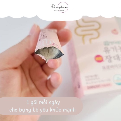 Men vi sinh hữu cơ  JANG DAEWON  hỗ trợ táo bón cho bé chỉ từ 1 gói- Hộp 30 gói nội địa Hàn