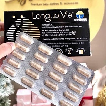 Viên uống tế bào gốc hỗ trợ là da tươi trẻ Longue Vie