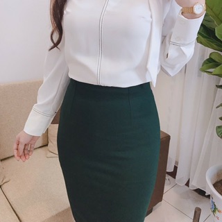 Chân váy bút chì chất cát Hàn công sở