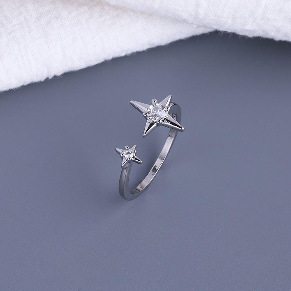 Nhẫn Hở Phong Cách Punk Cổ Điển Thanh Lịch Có Thể Điều Chỉnh Dành Cho Nữ