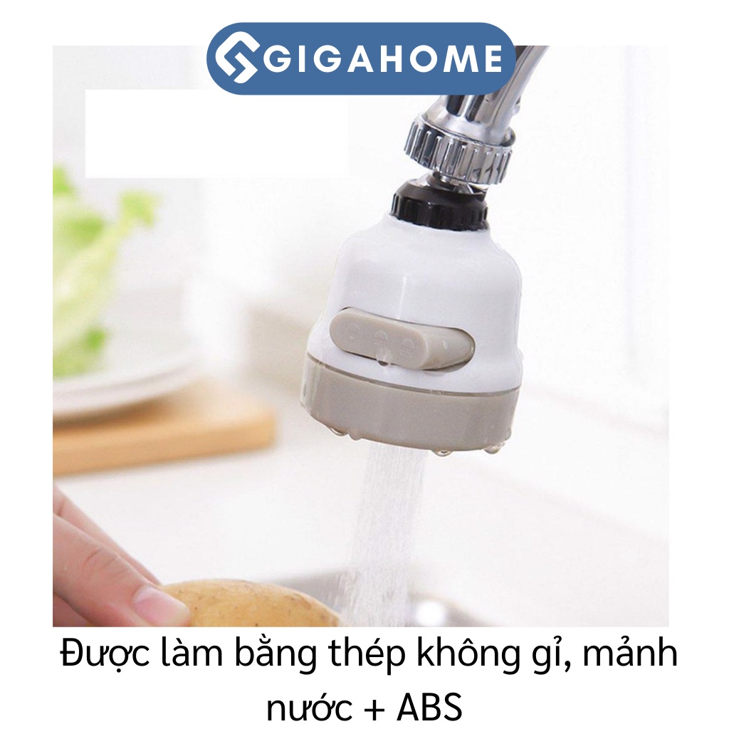 Đầu Nối Vòi Rửa Chén GIGAHOME Tăng Áp, Xoay 360 Độ, Có 2 Mức Điều Chỉnh 5708