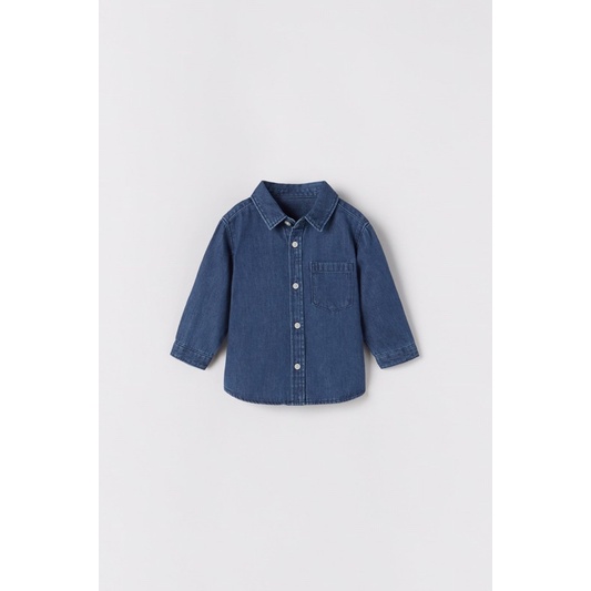 Áo sơ mi zara bé trai 12-18m