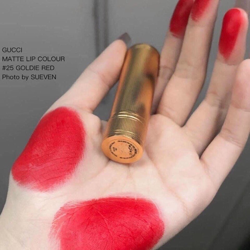Son gucci màu 25 đỏ tươi