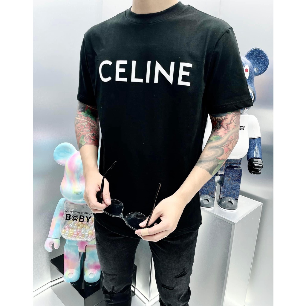 Áo Thun CELINE Basic trẻ trung sang trọng, Áo phông Unisex nam nữ