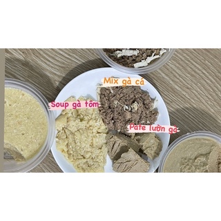 Combo 3 loại pate tươi cho chó mèo 1.2kg