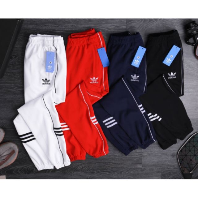Hình thật - Quần adidas jogger ống bo hàng xuất cao cấp giá rẻ