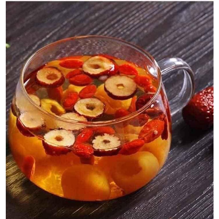 Táo Đỏ Hữu Cơ Hàn Quốc Sấy Khô Hộp 1kg Giàu Dinh Dưỡng, Giúp Bổ Sung Khí Huyết