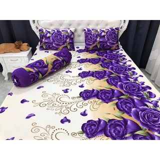 Bộ Drap Thun Hàn Quốc Mát Lạnh{ 4 món } IB chọn màu